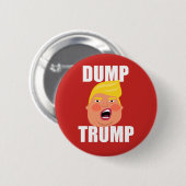Dump-Trumpf-Abzeichen-Knopf-Button Button (Vorne & Hinten)