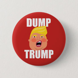 Dump-Trumpf-Abzeichen-Knopf-Button Button