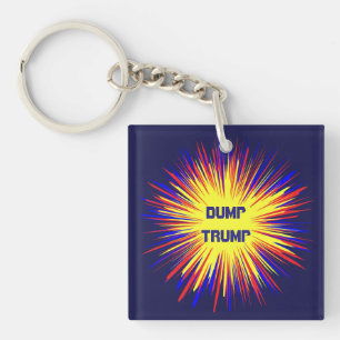 Dump-Trumpf-Acryl-Schlüsselanhänger Schlüsselanhänger