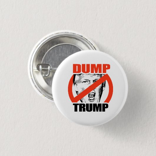 Dump-Trumpf - Anti-Trumpf Button (Vorne & Hinten)