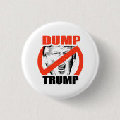 Dump-Trumpf - Anti-Trumpf Button (Vorderseite)