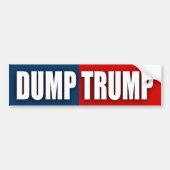 "DUMP-TRUMPF " AUTOAUFKLEBER (Vorne)