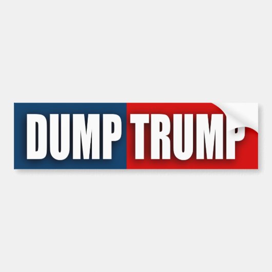 "DUMP-TRUMPF " AUTOAUFKLEBER (Vorne)