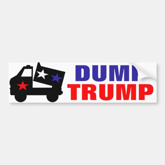 DUMP-TRUMPF AUTOAUFKLEBER (Vorne)
