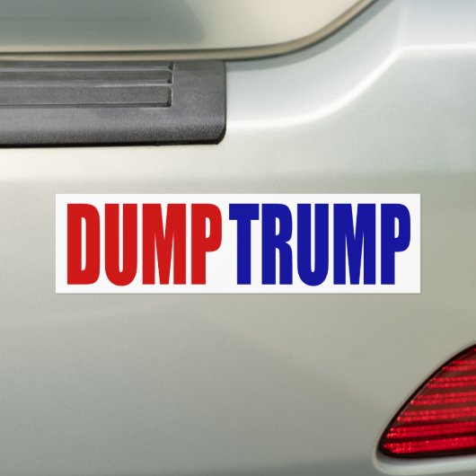 "DUMP-TRUMPF" AUTOAUFKLEBER (Auf Auto)