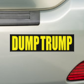 "DUMP-TRUMPF" AUTOAUFKLEBER (Auf Auto)
