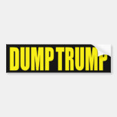 "DUMP-TRUMPF" AUTOAUFKLEBER (Vorne)