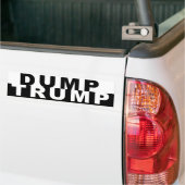 Dump-Trumpf B&W Autoaufkleber (Auf Lkw)