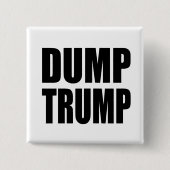 "DUMP-TRUMPF " BUTTON (Vorderseite)