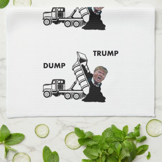 Dump-Trumpf Geschirrtuch (Gefaltet)