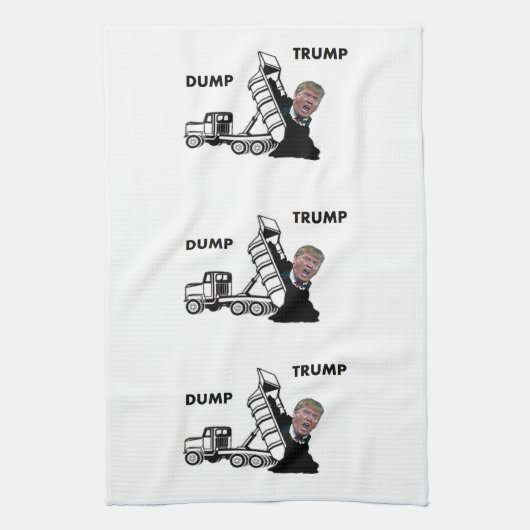 Dump-Trumpf Geschirrtuch (Vertikal)