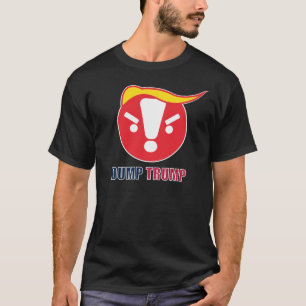 Dump-Trumpf großes Emoji T-Shirt: Männer/schwarz T-Shirt