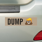 Dump-Trumpf kacken Emoji Autoaufkleber (Auf Auto)