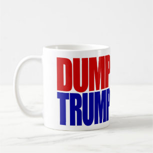 "DUMP-TRUMPF" (linkshändig) Kaffeetasse