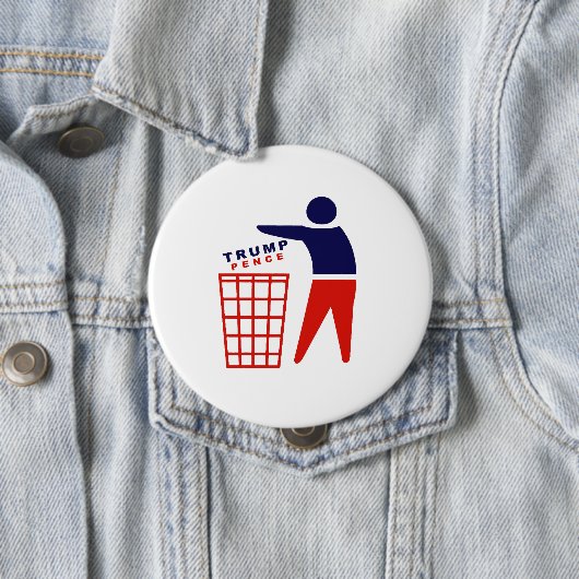 Dump-Trumpf-Pennys - Anti-Trumpf - Button (Beispiel)
