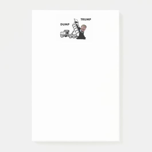 Dump-Trumpf Post-it Klebezettel (Vorderseite)