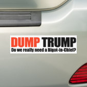 DUMP-TRUMPF - tun wir benötigen einen Autoaufkleber (Auf Auto)