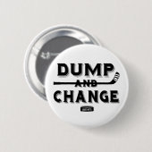 Dump-und Änderungs-Hockey-Säugling Button (Vorne & Hinten)