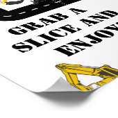 Dump your Gift Hier Bauen Dump Truck Party Poster (Ecke)