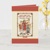 Dump Your Significant Jerk Day Card, February 1st Karte (Gelbe Blume)