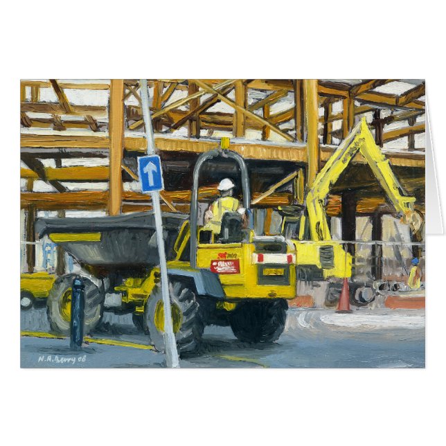 Dumper Truck, Cardiff, Wales, UK (Vorderseite (Horizontal))