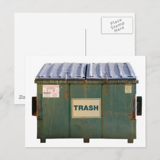 Dumping Postkarte (Vorne/Hinten)