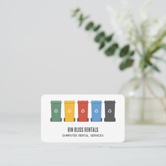 Dumping Visitenkarte (Stehend Vorderseite)