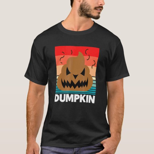 Dumpkin Funny Halloween Kürbislaterne Stuhl Toile T-Shirt (Vorderseite)