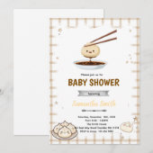 Dumpling-Baby-Party-Einladung Einladung (Vorne/Hinten)