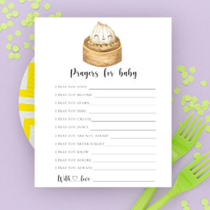 Dumpling-Baby-Party Gebete für das Baby