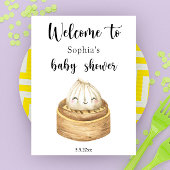Dumpling - Begrüßung der Babydusche Poster