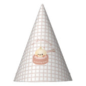 Dumpling Birthday Hat, Dim Sum Birthday Partyhütchen (Vorderseite)