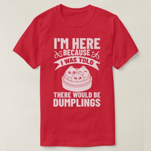Dumpling Dim Sum Recipes Soup Vegetarian Premium T T-Shirt (Design vorne)