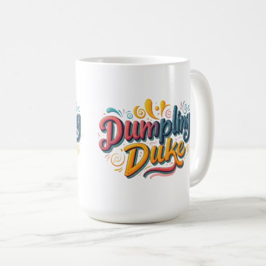 Dumpling Duke Kaffeetasse (VorderseiteRechts)