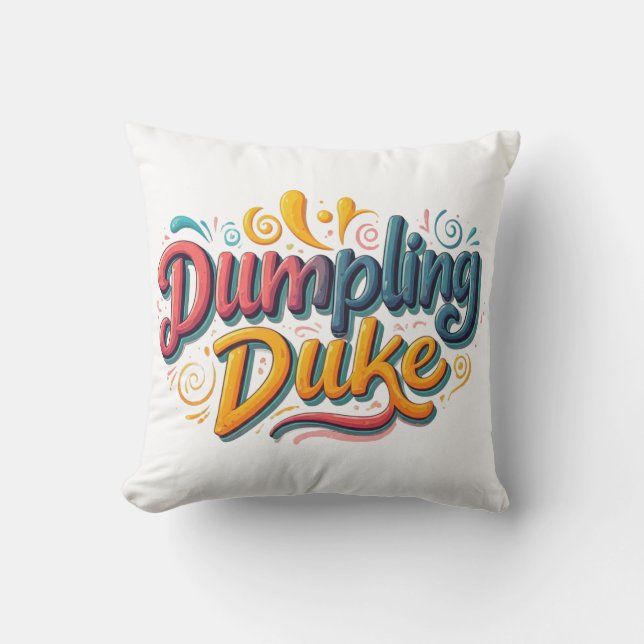 Dumpling Duke Kissen (Vorderseite)