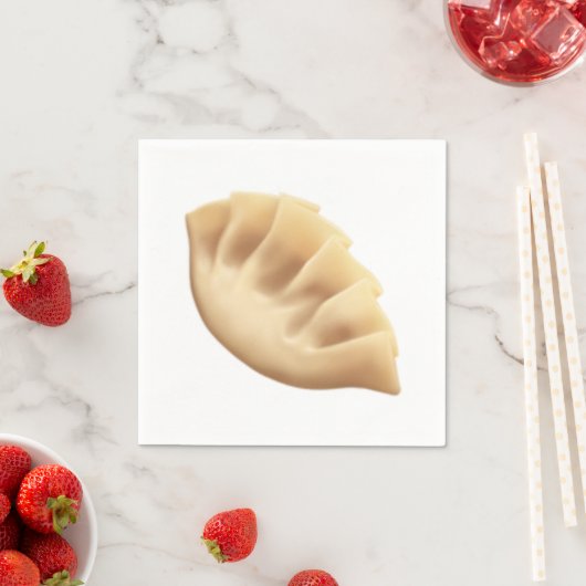 Dumpling - Emoji Serviette (Beispiel)