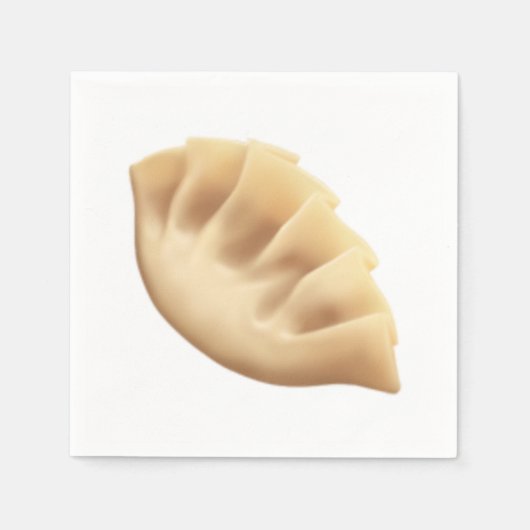 Dumpling - Emoji Serviette (Vorderseite)