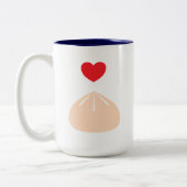 Dumpling Liebe Blue 15oz. Tasse (Links)