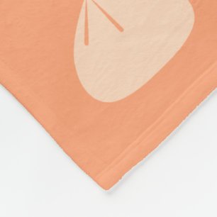 Dumpling Liebe Cantaloupe Small Fleece Blanket