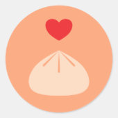 Dumpling-Liebe Cantaloupe Sticker (Vorderseite)