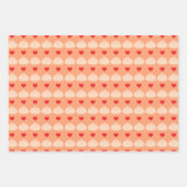 Dumpling-Liebe Cantaloupe Wrapping Paper Geschenkpapier Set (Vorderseite 3)