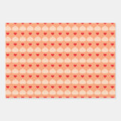 Dumpling-Liebe Cantaloupe Wrapping Paper Geschenkpapier Set (Vorderseite)