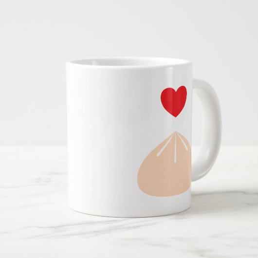Dumpling Liebe Jumbo Tasse (Vorderseite Rechts)