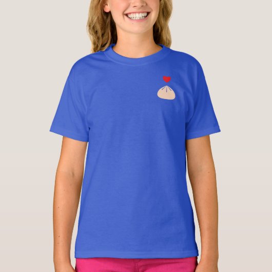 Dumpling Liebe Kinder T - Shirt (Vorderseite)