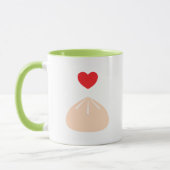 Dumpling Liebe Light Green 11oz. Tasse (Links)