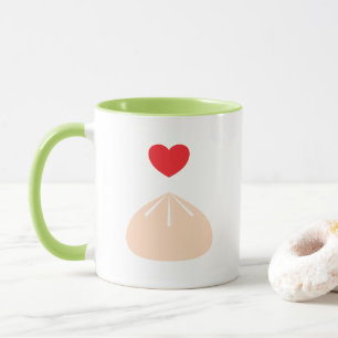 Dumpling Liebe Light Green 11oz. Tasse
