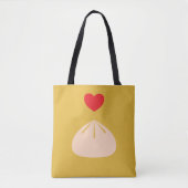 Dumpling Liebe Longan Schulter Tasche (2 Größen) (Vorderseite)