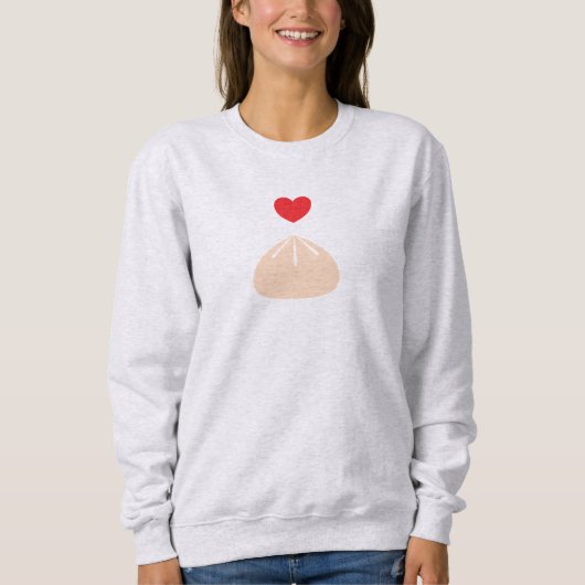 Dumpling Liebe Sweatshirt (Vorderseite)