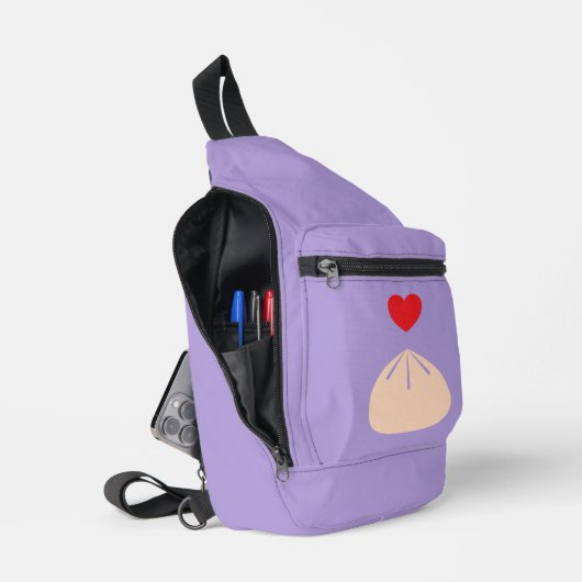 Dumpling Liebe Ube Sling Bag (Offen)