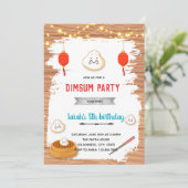 Dumpling-Party Einladung (Stehend Vorderseite)